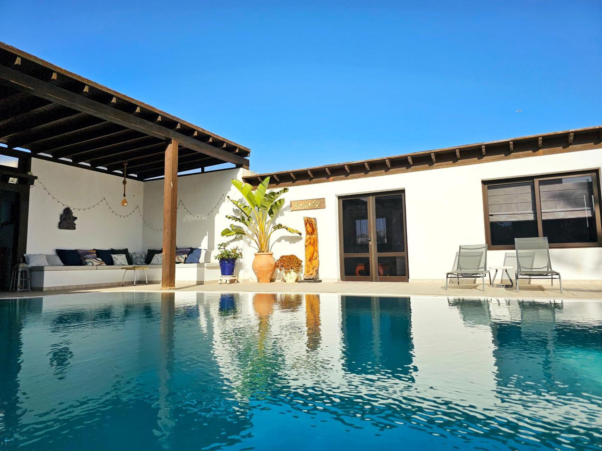 Villa Nazoly, Oasis De Tranquilidad Con Piscina Privada En El Corazon De Lanzarote Nazaret Esterno foto
