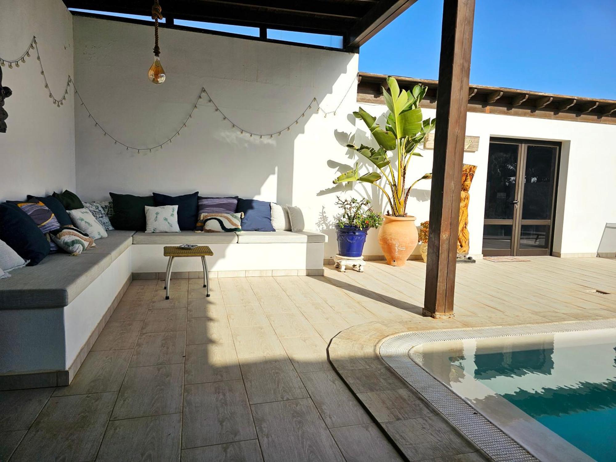 Villa Nazoly, Oasis De Tranquilidad Con Piscina Privada En El Corazon De Lanzarote Nazaret Esterno foto